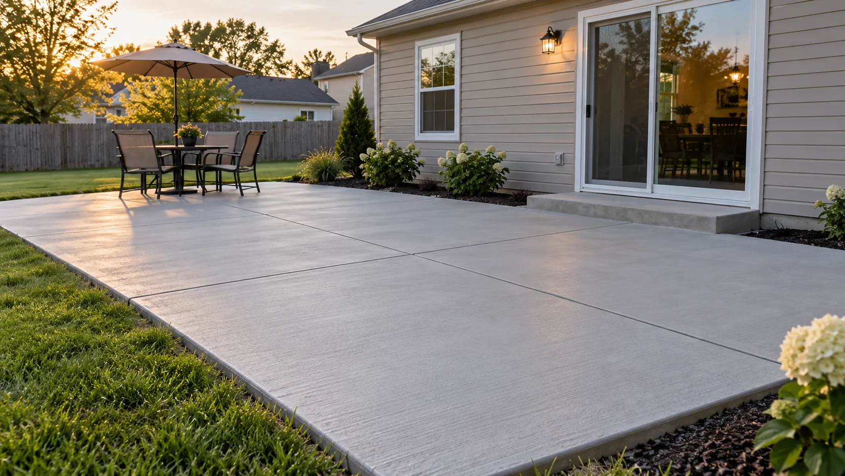 Concrete Patios example