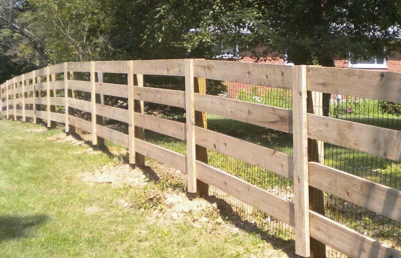 Outdoor Installations fence project example