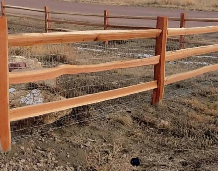 Rail and post detail