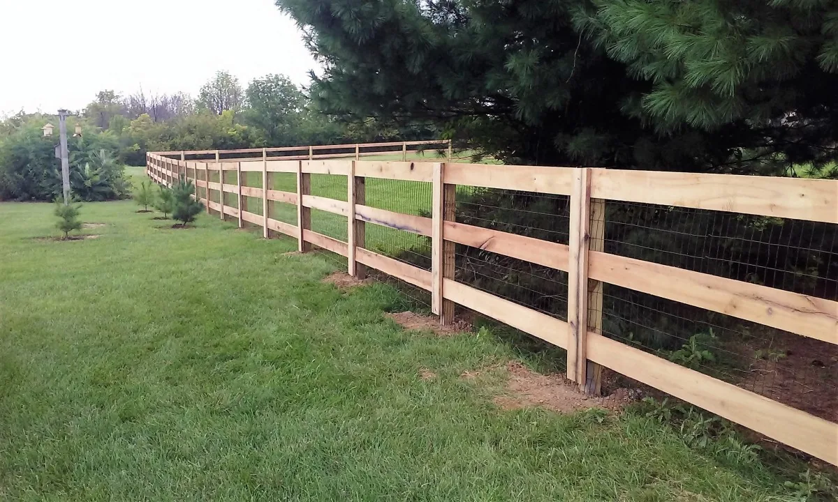 Split Rail & Three-Rail Fences example